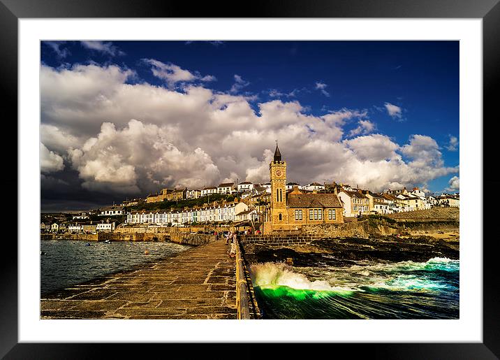 Welcome to Cornwall Framed Mounted Print by Andrew Driver