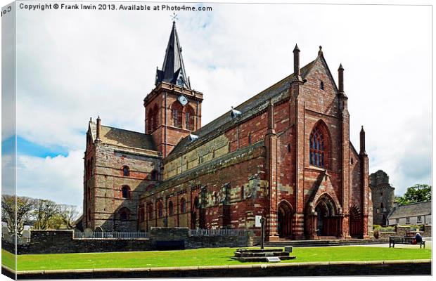 St Magnus Cathedral, Kirkwall Canvas Print by Frank Irwin