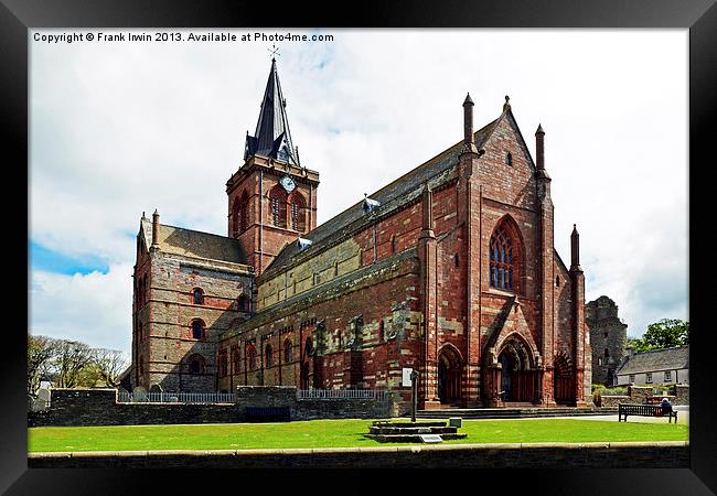 St Magnus Cathedral, Kirkwall Framed Print by Frank Irwin