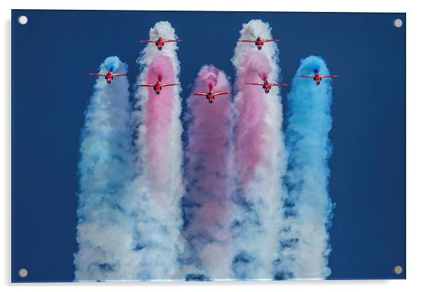 Red Arrows roll out 2 Acrylic by Oxon Images