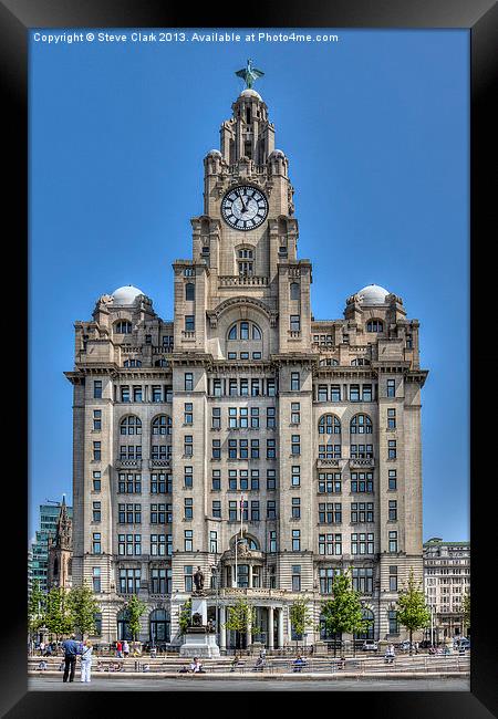 The Liver Building - Liverpool Framed Print by Steve H Clark