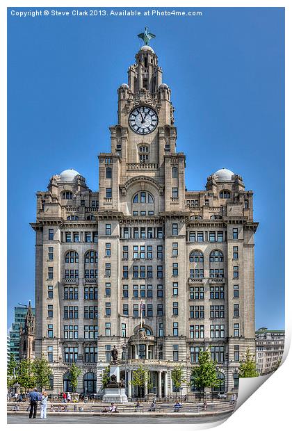The Liver Building - Liverpool Print by Steve H Clark