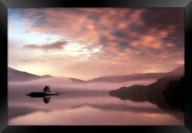 Ullswater Sunrise Framed Print by Dave Hudspeth Landscape Photography