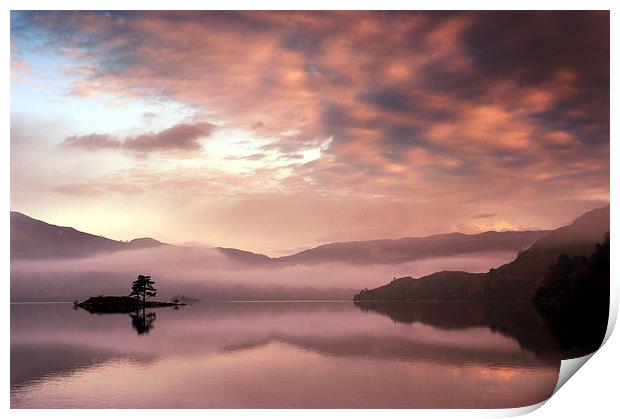 Ullswater Sunrise Print by Dave Hudspeth Landscape Photography