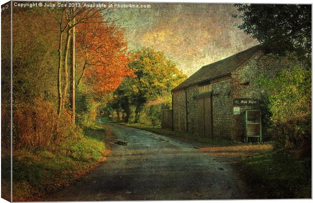 Oak Farm, Edgefield Canvas Print by Julie Coe