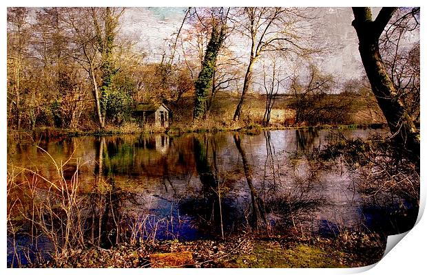 Fishermans hut on canvas by JCstudios Print by JC studios LRPS ARPS