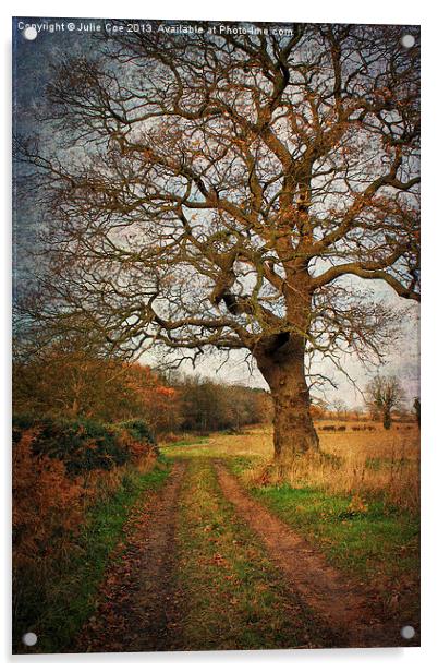 A Norfolk Walk Acrylic by Julie Coe