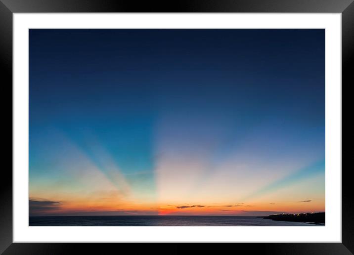 Sunrays Framed Mounted Print by Gail Johnson