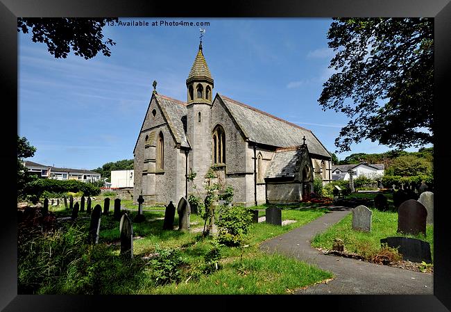 Church of St Cynbryd, Llanddulas Framed Print by Frank Irwin