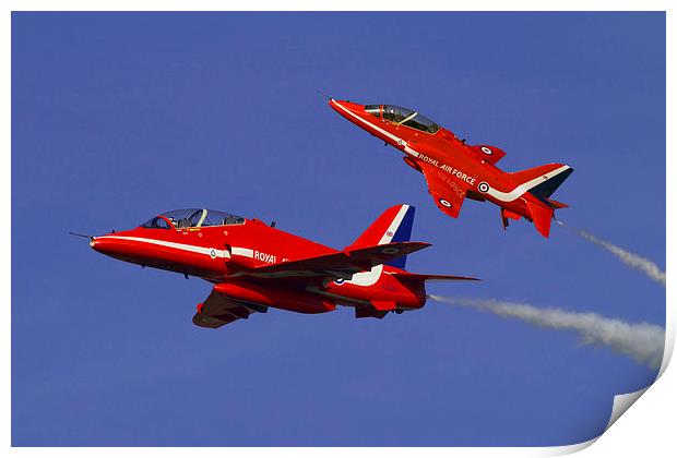 Red Arrows Print by J Biggadike