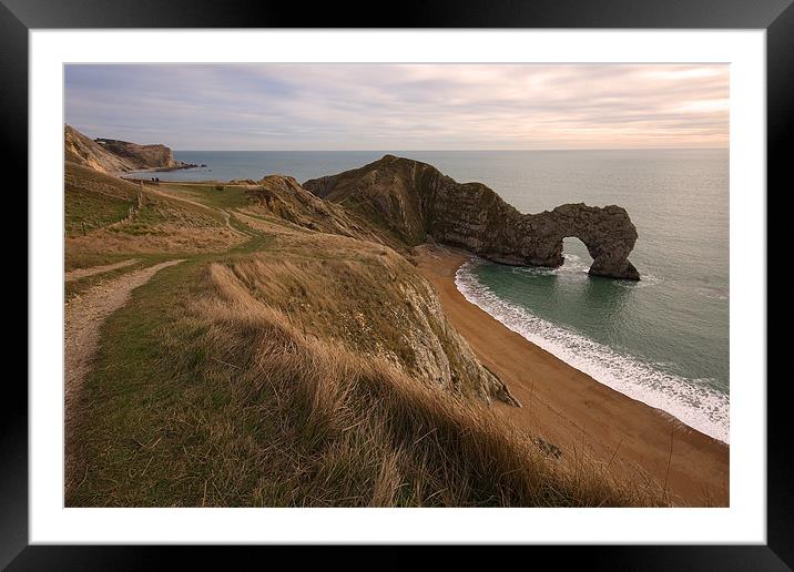Durdle door Framed Mounted Print by James Mc Quarrie