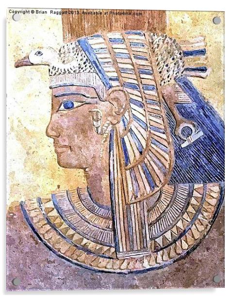 Egyptian Queen Acrylic by Brian  Raggatt