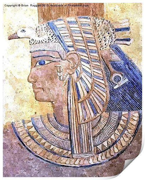 Egyptian Queen Print by Brian  Raggatt