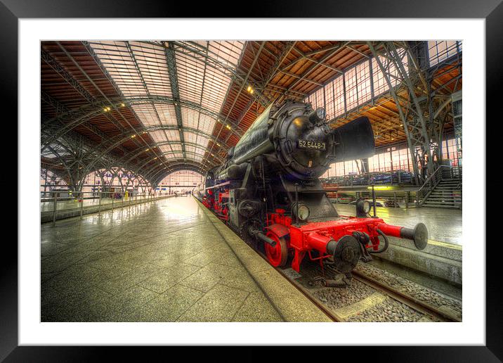 Leipzig Steam Framed Mounted Print by Rob Hawkins