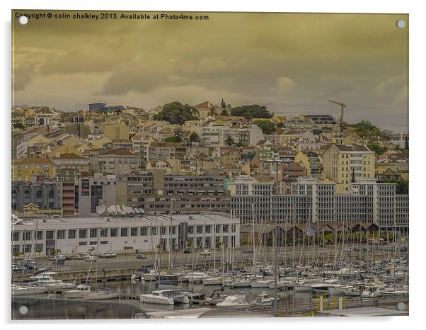 Lisbon Acrylic by colin chalkley