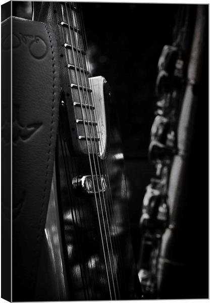 Electric Guitar Canvas Print by Paul Holman Photography