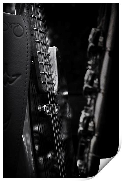Electric Guitar Print by Paul Holman Photography