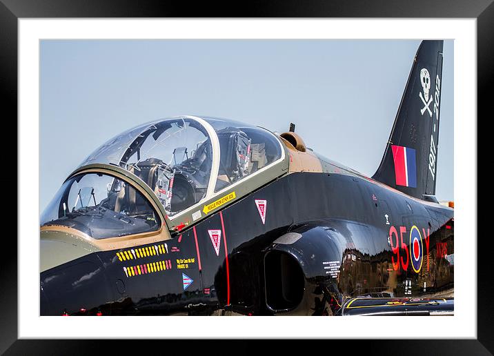 100 Squadron Hawk Framed Mounted Print by Oxon Images