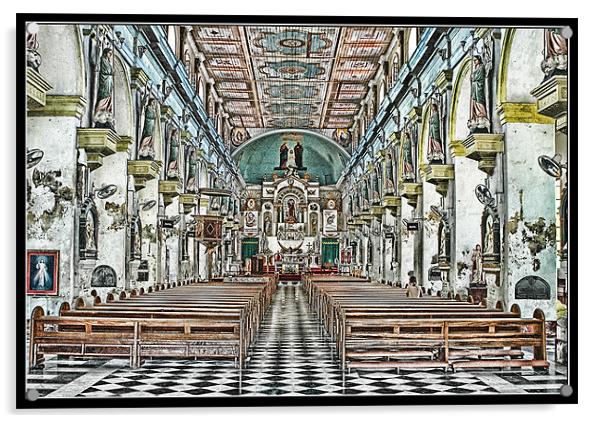 Old Church Acrylic by Art Magdaluyo