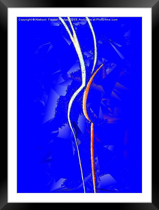The Naked Truth Framed Mounted Print by Abstract  Fractal Fantasy