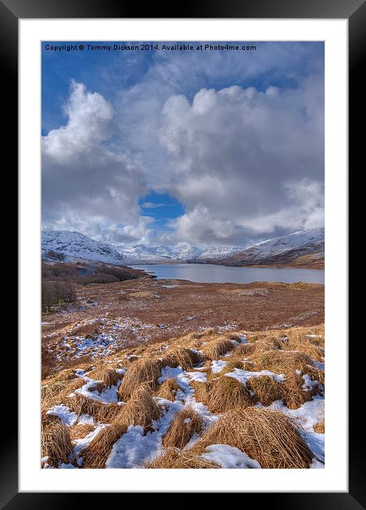 Loch Arklet, Scotland. Framed Mounted Print by Tommy Dickson