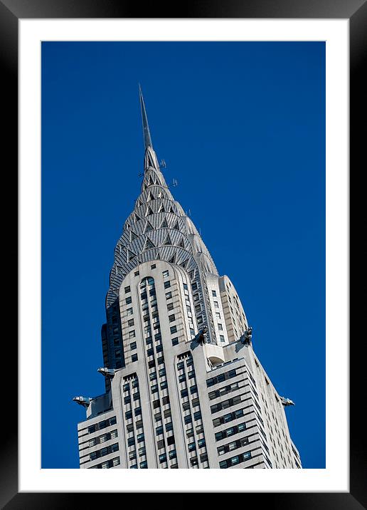 Chrysler Building Framed Mounted Print by Susan Candelario