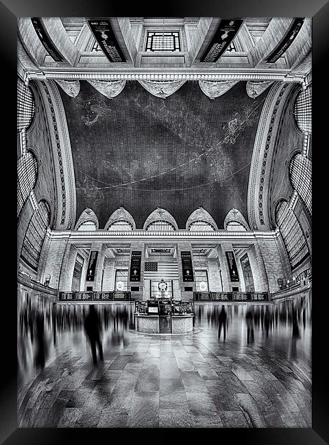 A Central View BW Framed Print by Susan Candelario