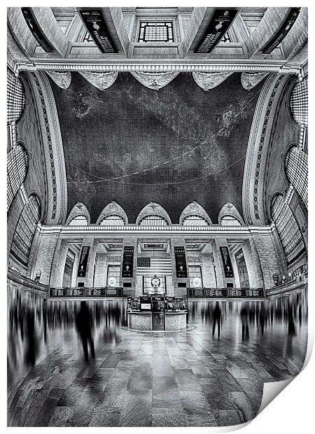 A Central View BW Print by Susan Candelario