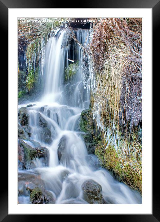 Ethereal Flow Framed Mounted Print by David Birchall