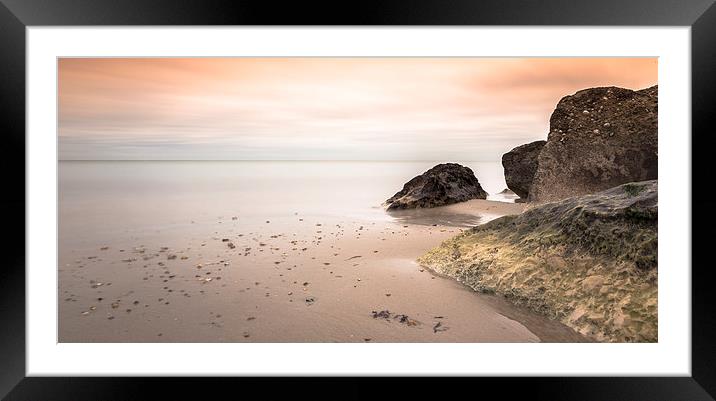Surreal South Coast Sunset Framed Mounted Print by Daniel Rose