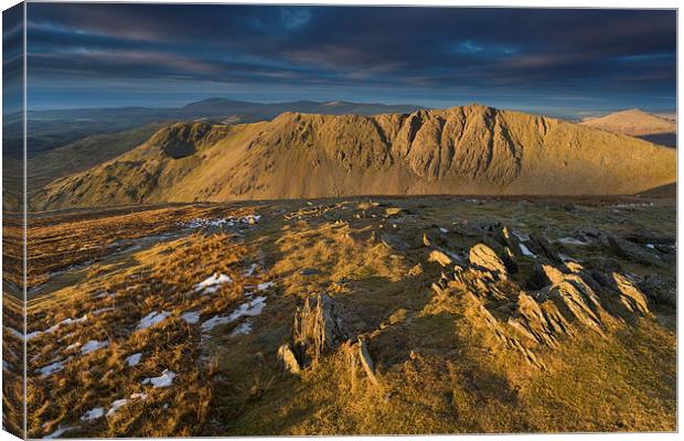 Dow Crag Canvas Print by James Grant