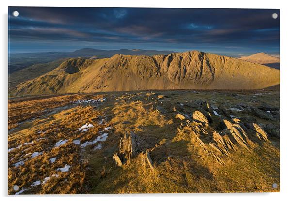 Dow Crag Acrylic by James Grant