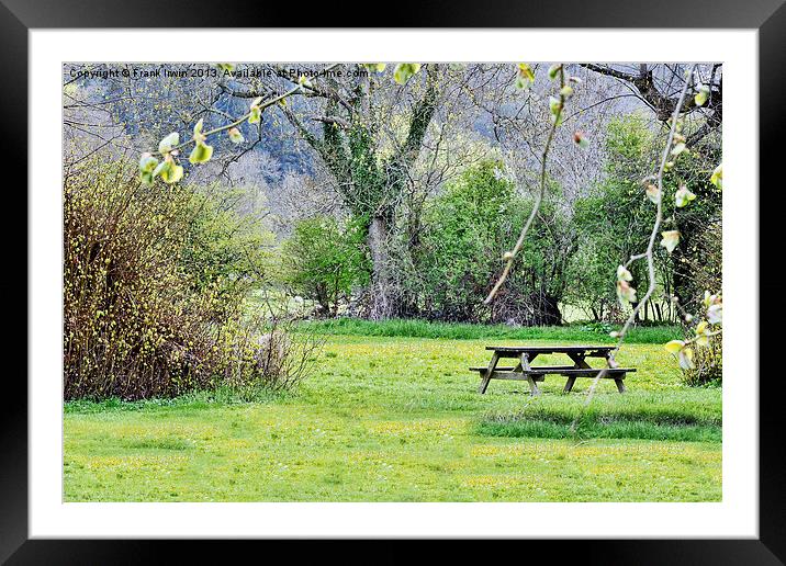 A quiet secluded place in Llanfair TH Framed Mounted Print by Frank Irwin