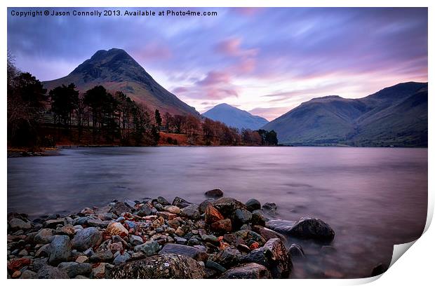 Wonderful Wastwater Print by Jason Connolly