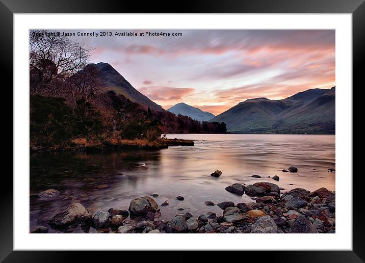 Wastwater Dawn Framed Mounted Print by Jason Connolly
