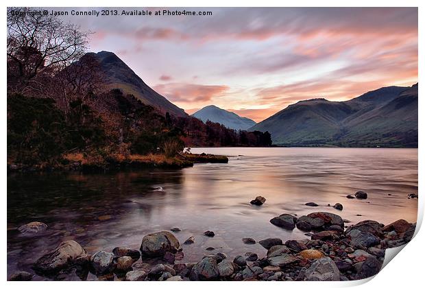 Wastwater Dawn Print by Jason Connolly
