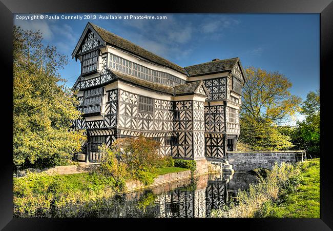 Little Moreton Hall Framed Print by Paula Connelly