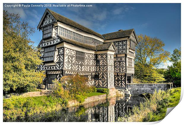 Little Moreton Hall Print by Paula Connelly