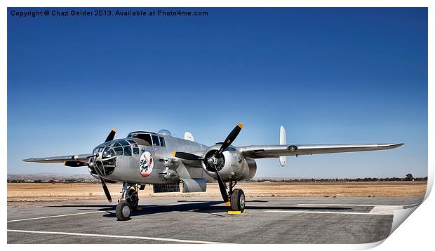 North American B-25 Mitchell Print by Chaz Gelder