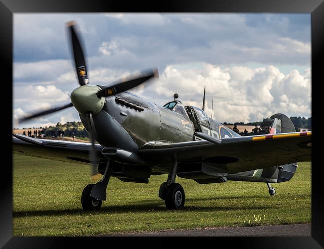 Supermarine Spitfire MH434 Framed Print by Keith Campbell