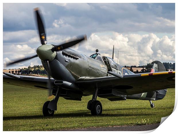 Supermarine Spitfire MH434 Print by Keith Campbell