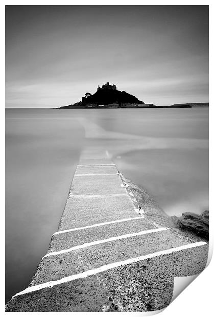 St Michaels Mount Print by Chris Frost