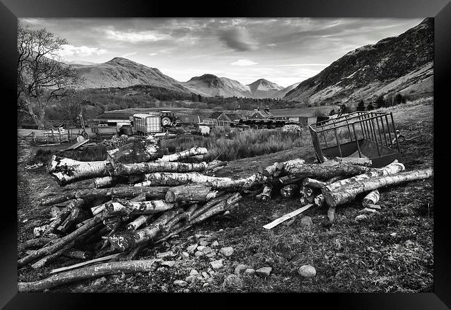 Wastwater Rural Scene Framed Print by Gary Kenyon