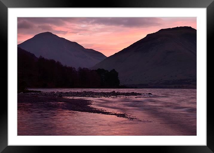 Sunrise at Wastwater Framed Mounted Print by Gary Kenyon