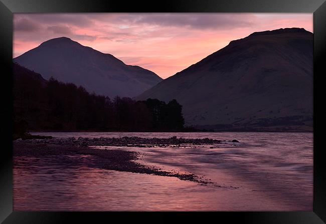 Sunrise at Wastwater Framed Print by Gary Kenyon