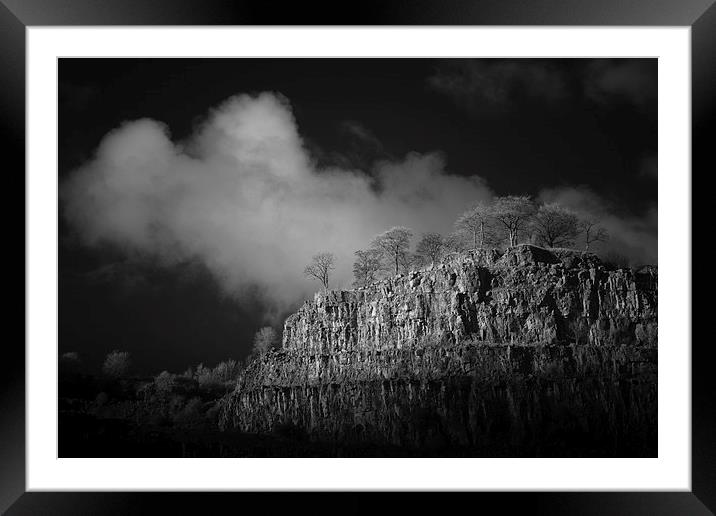 Quarry Framed Mounted Print by Andy Stafford