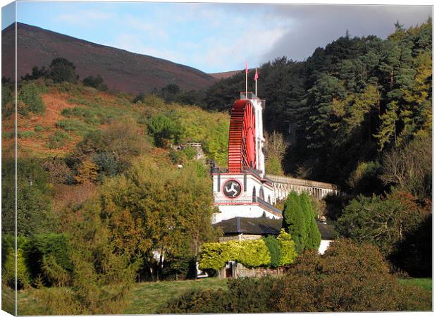 Laxey Wheel Canvas Print by Ralph Jackson