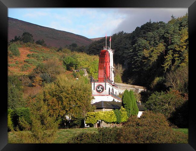 Laxey Wheel Framed Print by Ralph Jackson