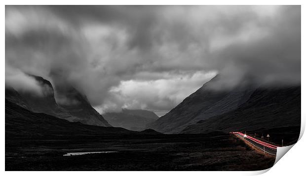 Three Sisters, a car and a motorbike Print by Andy Redhead