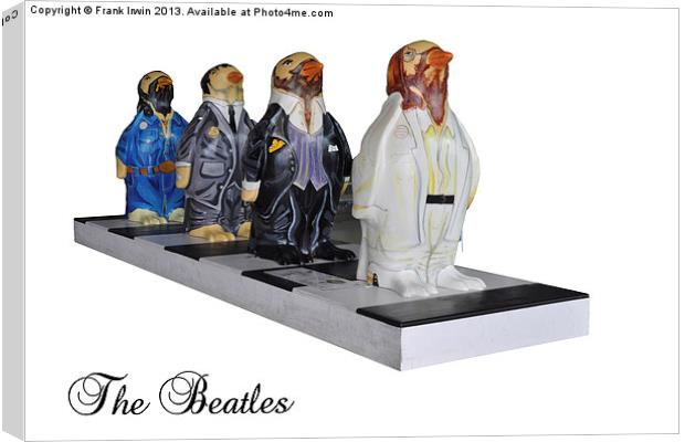The  Beatles as penguins Canvas Print by Frank Irwin